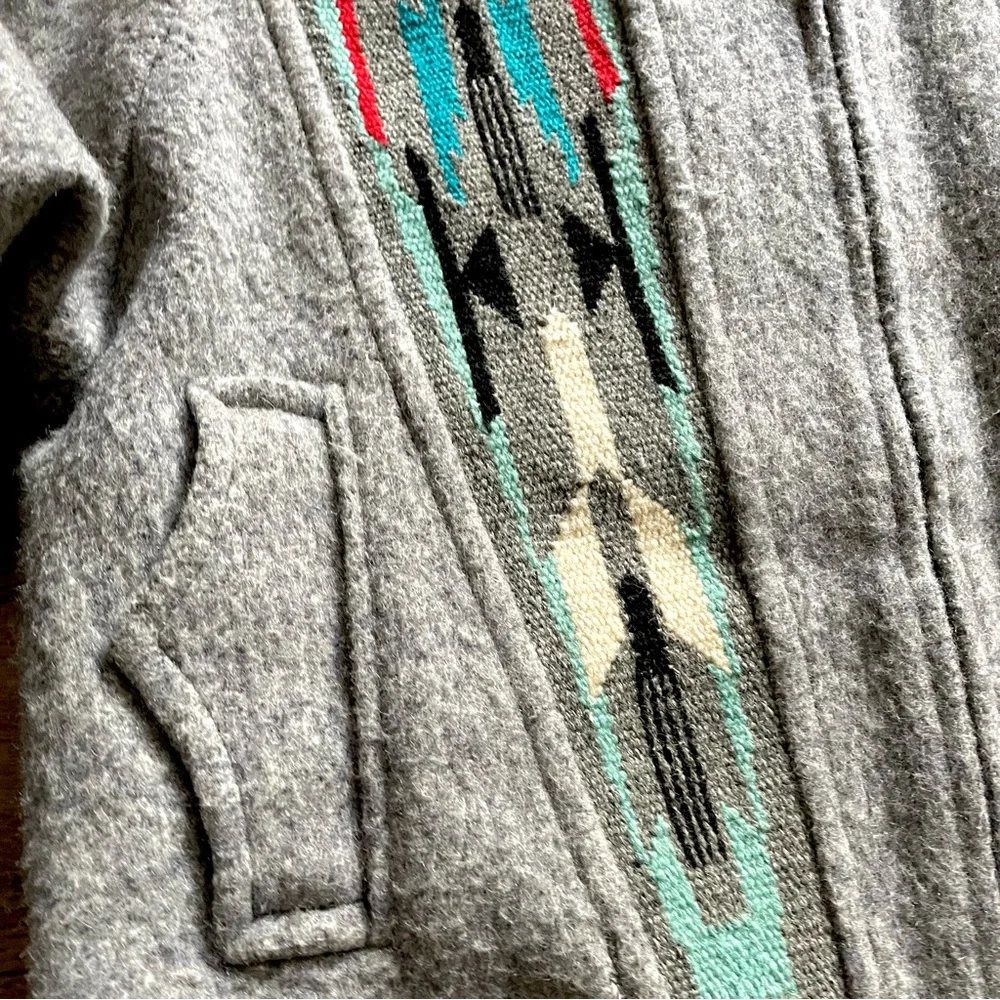 ❌SOLD❌Vintage 70s Chimayo Wool Bomber Jacket - Picture 3 of 9
